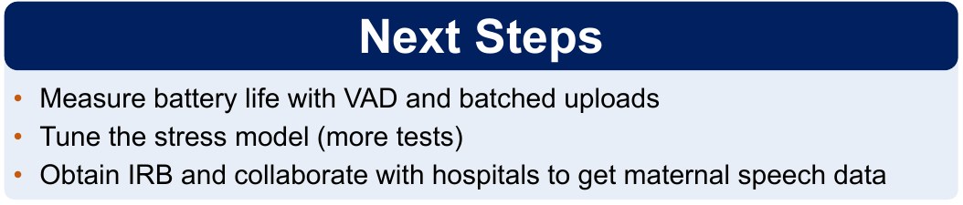 Poster next steps